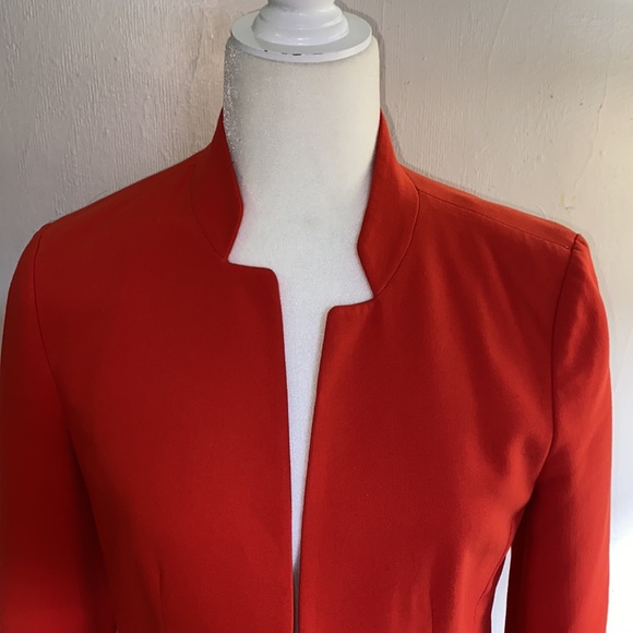 Loft Women Red Blazer - Picture 3 of 8